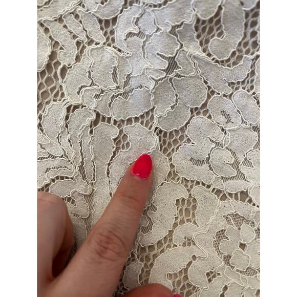 Lover the Label | Rapture White Lace Midi Dress Sz 8 Bridal LWD Occasion Floral - Picture 15 of 16